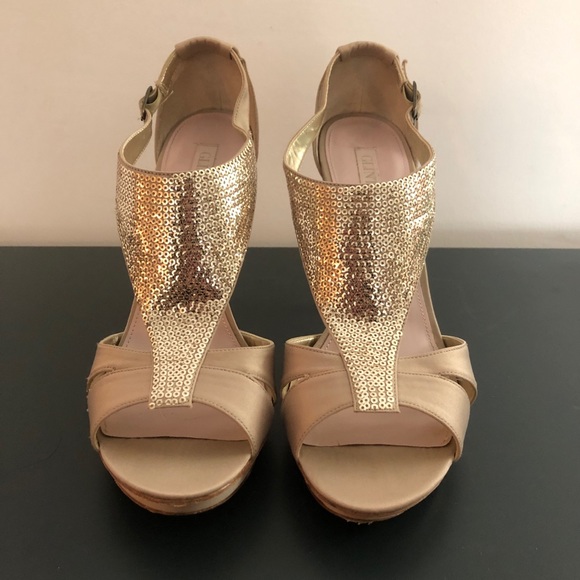 Glint | Gillian Satin Platform Sandals - Picture 10 of 13